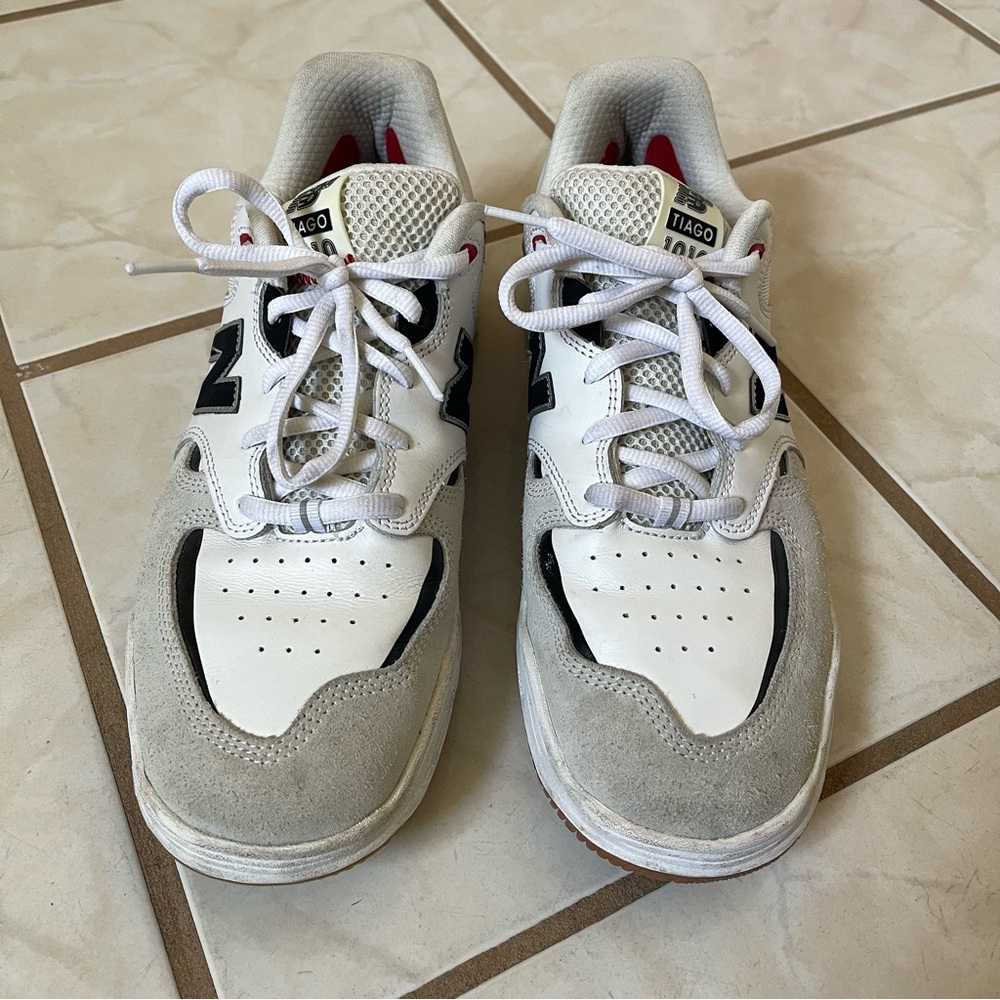 New Balance Tiago 1010 in White, Black, and Stone - Picture 3 of 7